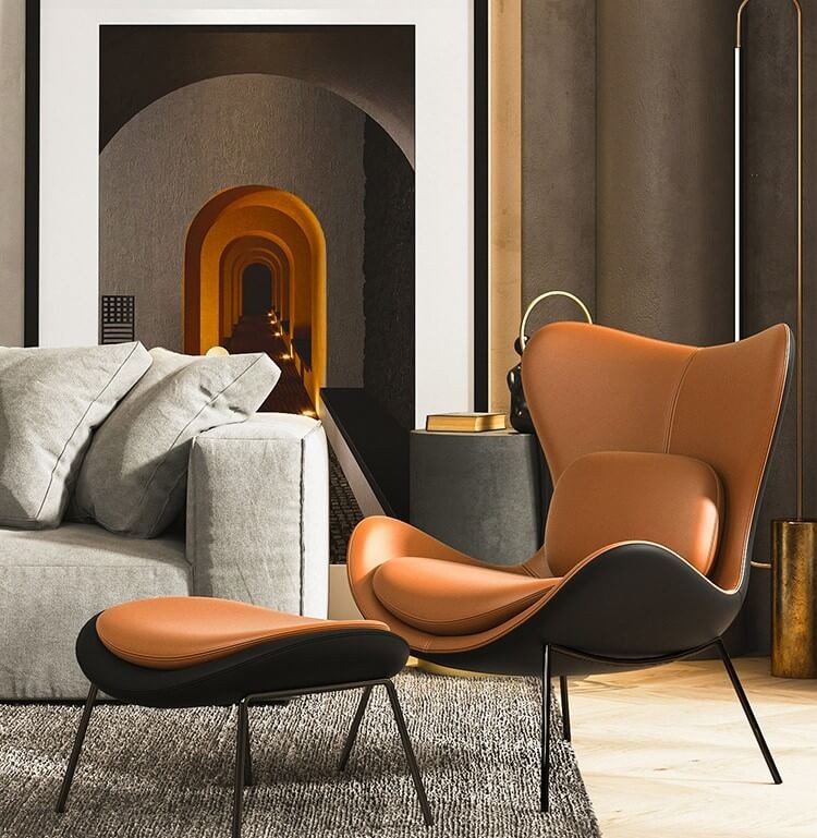 Louis Fashion Nrdic technology leather single leather single